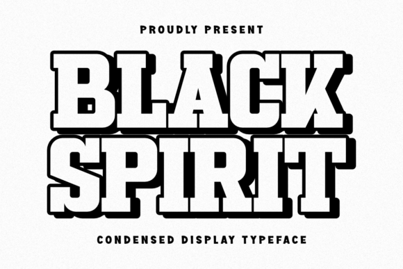 Black Spirit: A Bold and Impactful Display Typeface