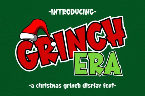 Bring Whimsy to Your Handmade Creations with Grinch Era Font