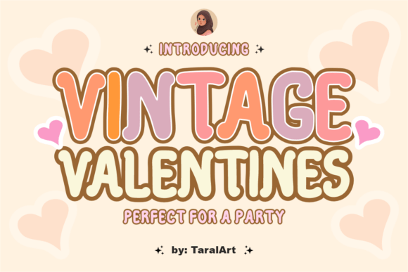 Charming Vintage Valentines Font for Web Design