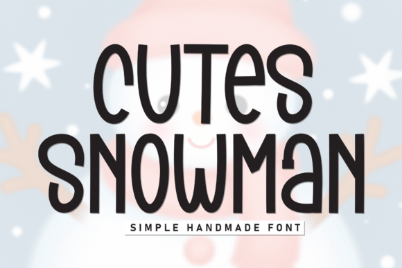 Cutes Snowman: A Playful Display Font for Web Design
