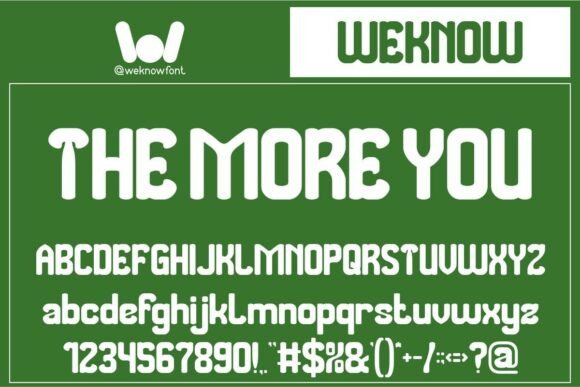 Discover The More You: A Versatile Font for Editorial Design