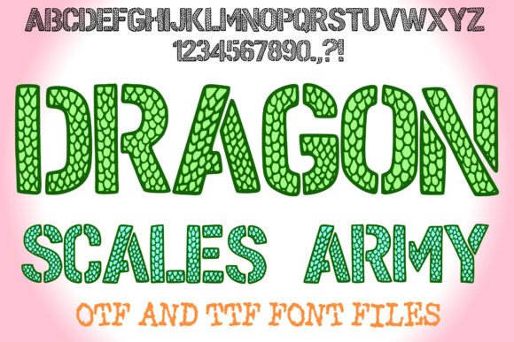Dragon Scales Army: A Unique Typeface for Bold Web Design