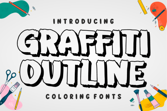 Graffiti Outline: A Bold and Energetic Display Font for Web Design