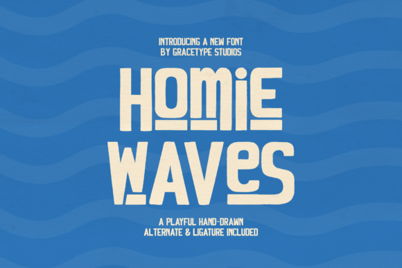 Homie Waves: A Playful Font for Crafters and Creators