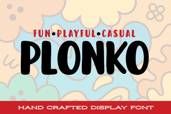 Plonko: A Playful Font for Creative Branding