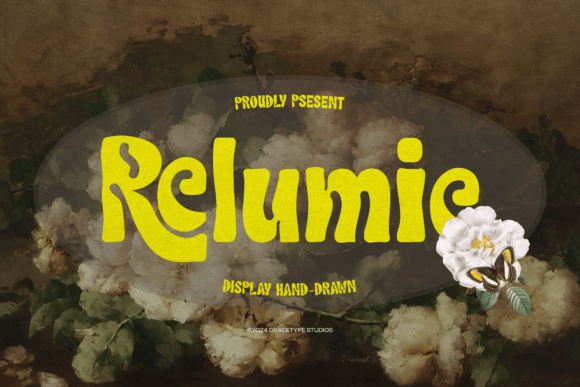 Relumie: A Groovy 70s Display Font for Creative Branding