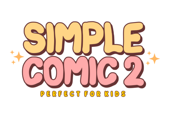 Simple Comic 2: A Cheerful Display Font for Lighthearted Branding