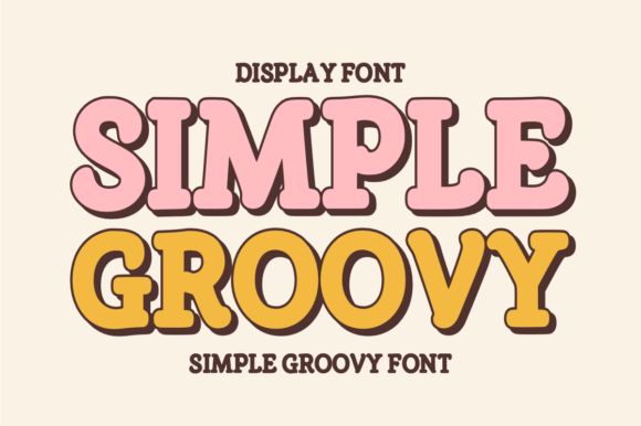 Simple Groovy: A Retro Display Font for Modern Web Design