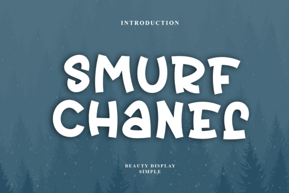 Smurf Chanel: A Fun and Quirky Handwritten Font for Web Design