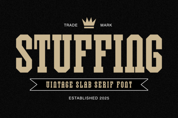Stuffing: A Creative Font for Bold Statements