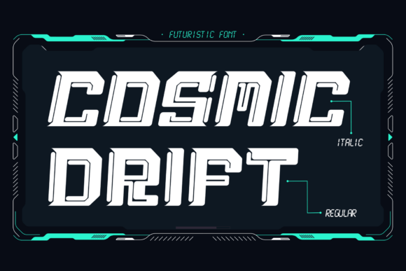 Transform Your Brand with Cosmic Drift: A Futuristic Display Font