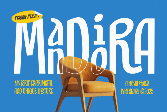 Unleash Creativity with Mandiora: A Bold Display Font