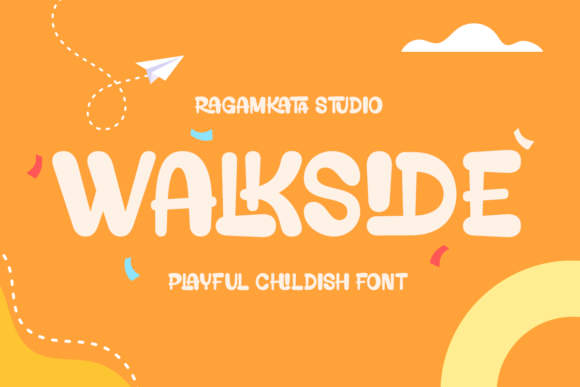 Walkside: A Whimsical Display Font for Creative Publishing