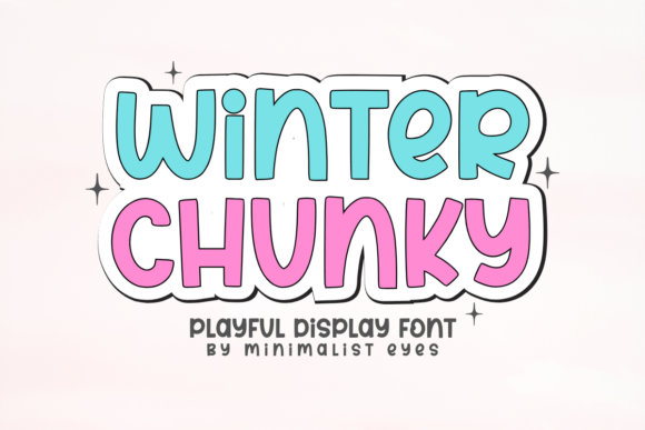 Winter Chunky: A Bold Display Font for Eye-Catching Designs